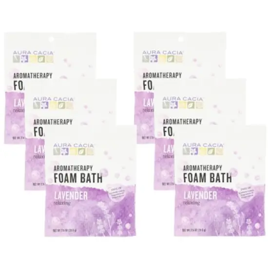 Aura Cacia Relaxing Lavender Aromatherapy Foam Bath - Case of 6/2.5 oz image {4}