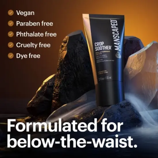 MANSCAPED Crop Soother Groin Grooming Soothing Relief Aftershave Lotion - 2 fl oz image {7}