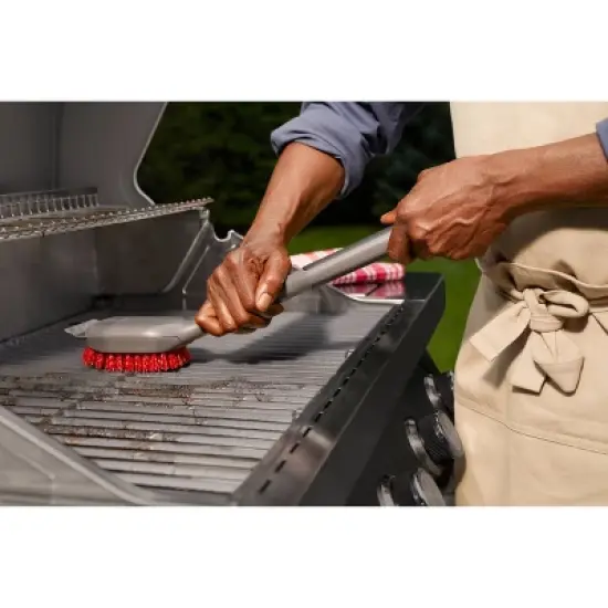 OXO Nylon Grill Brush For Cold Cleaning image {7}