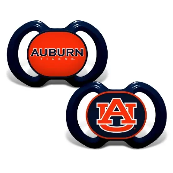 BabyFanatic Officially Licensed Unisex Pacifier 2-Pack - NCAA Auburn Tigers image {1}