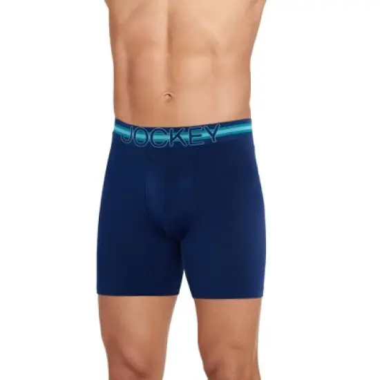 Jockey Men's Sport Stability Pouch Microfiber 6" Boxer Brief image {2}