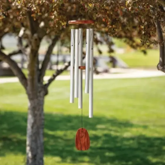 Woodstock Wind Chimes for Outside, Outdoor Decor, Garden and Patio Decor, Front Porch Decor, Barbershop Harmony Chime, 40'' (BHS) image {2}