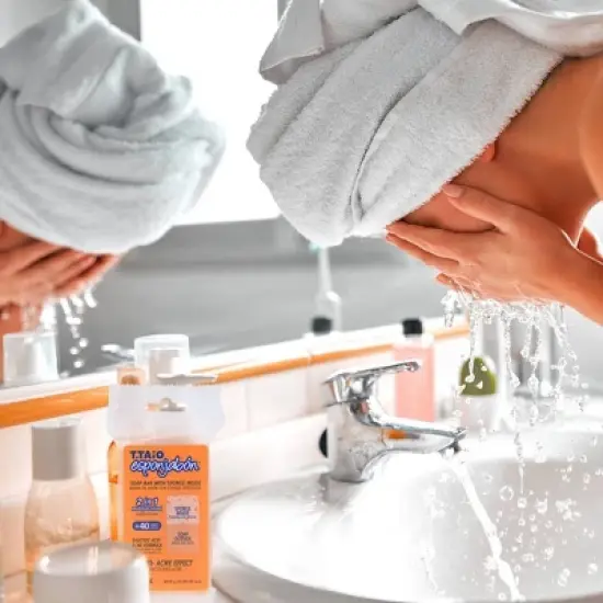 T.Taio Esponjabon Bar Soap - Anti-Acne - 4.2oz image {4}