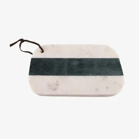 Brandy Green & White Marble Cheese Board image {3}