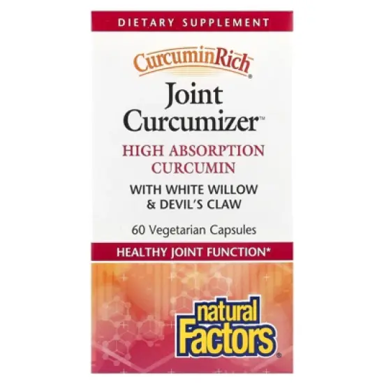 Natural Factors CurcuminRich&reg;, Joint Curcumizer&reg;, 60 Vegetarian Capsules image {4}