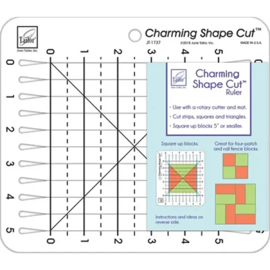 June Tailor Charming Shape Cut Ruler image {1}