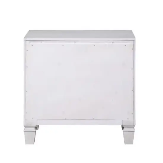 Katia Rustic Gray & Weathered White Finish Night Stand image {1}