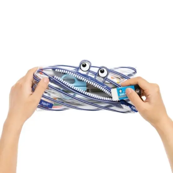 ZIPIT Clear Monster Pencil Case image {4}