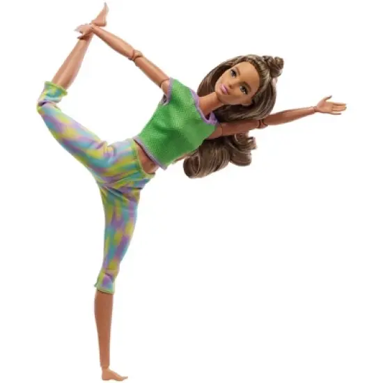 ​Barbie Made to Move Doll - Green Dye Pants image {4}