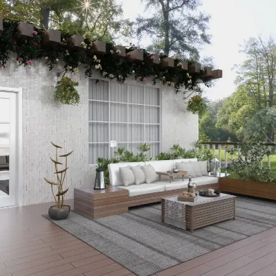 43" Metal Rustic Fountain Gold - Olivia & May image {15}