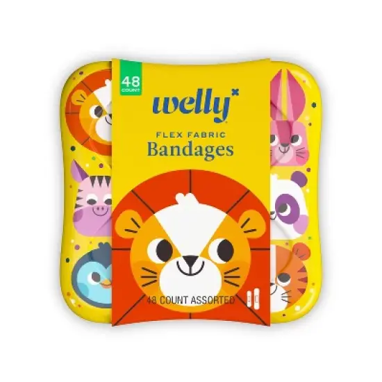 Welly Zoo Animals Flex Fabric Bandages - 48ct image {8}