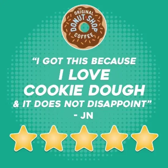 The Original Donut Shop Cookie Dough So Delicious Medium Roast Keurig K-Cup Coffee Pods - 24ct image {6}