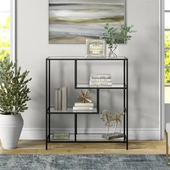 Black Bronze Bookcase - Henn&Hart image {7}