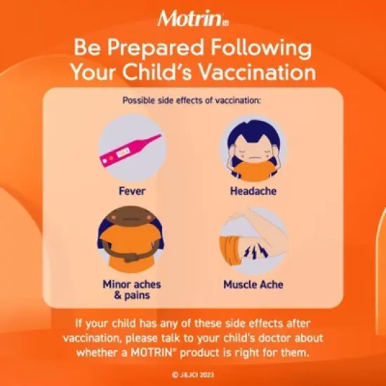 Motrin NSAID Children's Original Dye-Free Ibuprofen Liquid - Berry - 8 fl oz image {4}