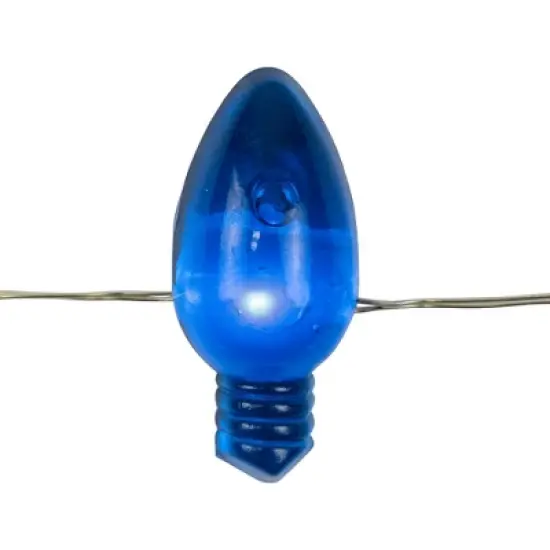 Northlight Patriotic Retro Style Bulb LED Fairy Lights - 6.25ft - Copper Wire - 20ct image {5}