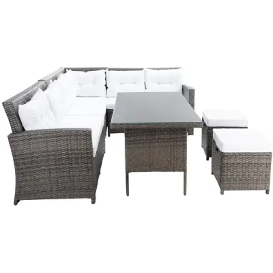 Miki 6Pc Corner Set - Indoor/Outdoor - PAT7708 - Safavieh image {3}