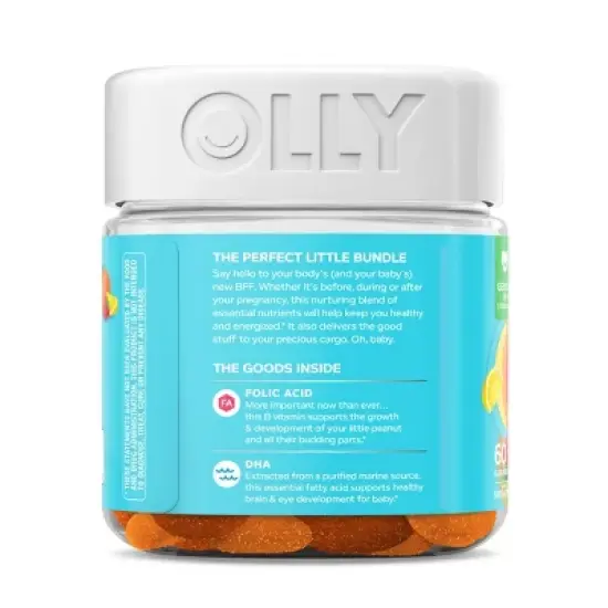  OLLY Essential Prenatal Multivitamin Gummies - Sweet Citrus image {4}