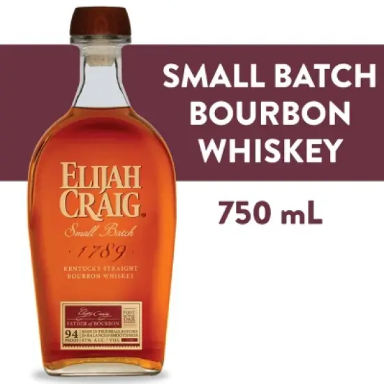 Elijah Craig Small Batch Bourbon Whiskey - 750ml Bottle image {4}