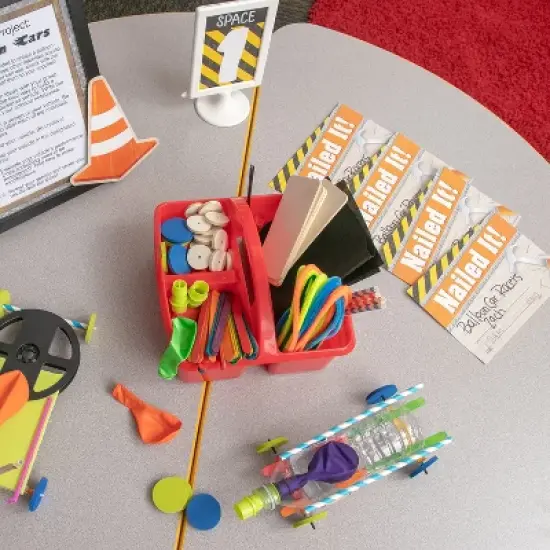 Teacher Created Resources&reg; Red Plastic Storage Caddy, Pack of 6 image {3}