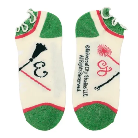 Wicked Elphaba & Glinda Icons Women's 5-Pair Ankle Socks-OSFA image {3}