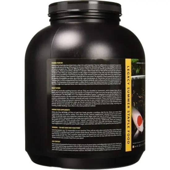 Eco Labs Microbe-Lift Legacy Koi & Goldfish Summer Staple Food, 4lbs image {2}