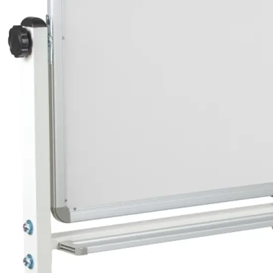 Flash Furniture HERCULES Series Double-Sided Mobile White Board Stand with Pen Tray image {7}