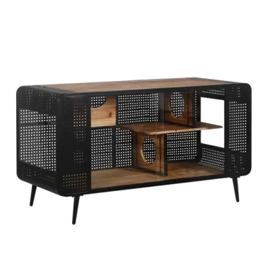 Cesicia White 55.12 "L x 22.83"W x 29.92"H Spacious Cat House with Tempered Glass, for Living Room, Hallway, Study and Other Spaces image {2}