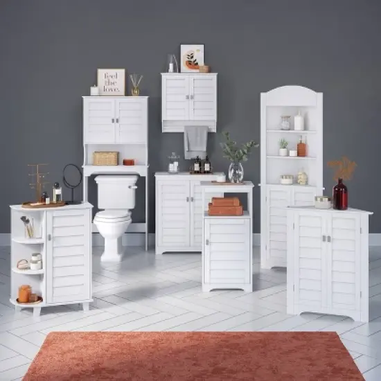 Brookfield Two Door Corner Cabinet White - RiverRidge Home image {3}