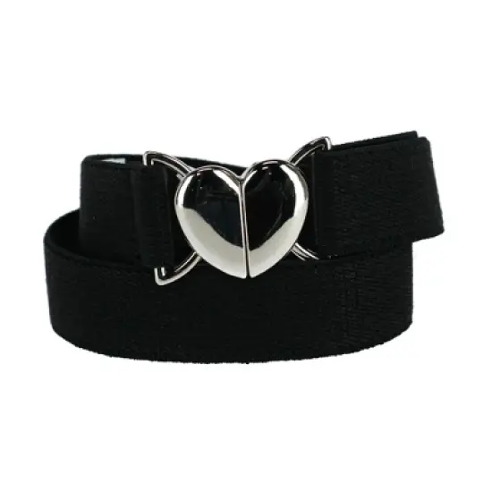 Aquarius Girl's Elastic Belt with Heart Shaped Closure image {5}
