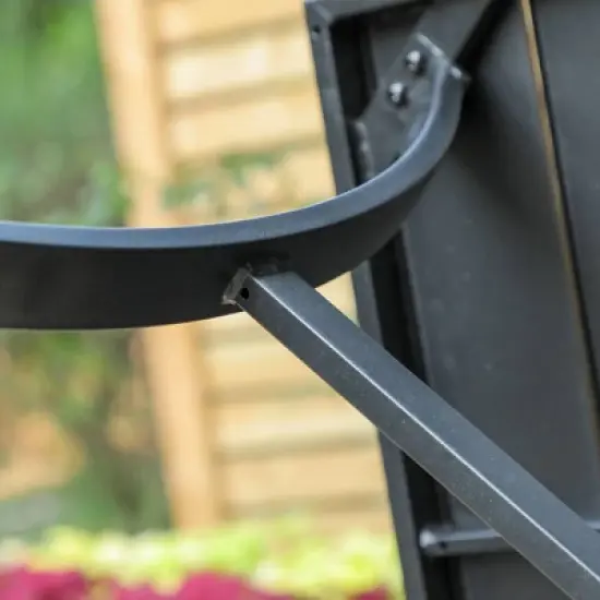 7pc Patio Dining Set with Table & Wicker Rattan Chairs - Captiva Designs image {7}