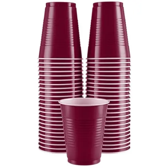 SparkSettings Disposable Plastic Cups 18oz, 50 Pack image {26}
