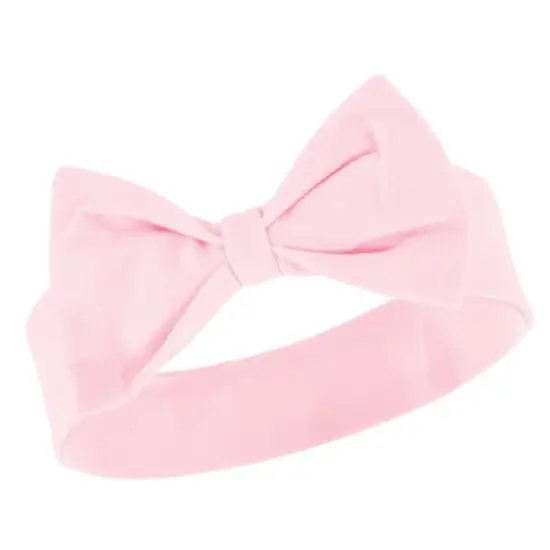 Hudson Baby Infant Girl Cotton Bib and Headband, Toile, 0-6 months image {6}