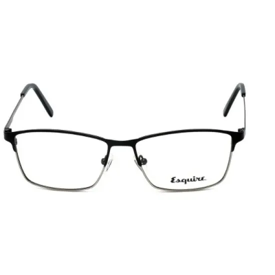 Esquire Designer Stainless Steel Reading Glasses EQ1522 BLACK 55 mm CHOOSE POWER image {5}