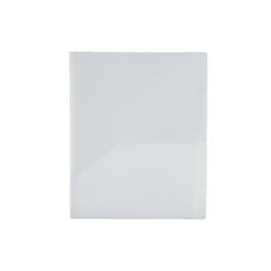 JAM Paper 4-Pocket Heavy Duty Folders Clear 2/Pack (389MP4cl) 389MP4CL image {4}