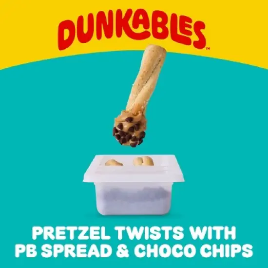 Lunchables Dunkables Pretzel with Peanut Butter and Chocolate Chips - 2oz image {2}