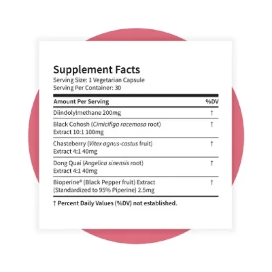 Pattern Wellness Menopause Complex Supplement - 30 Count image {2}