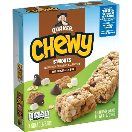 Quaker Chewy S'mores Granola Bars - 6.7oz/8ct image {8}