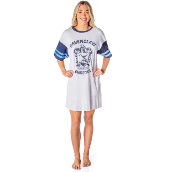 Harry Potter Women's All Houses Nightgown Pajama Shirt Dress image {3}