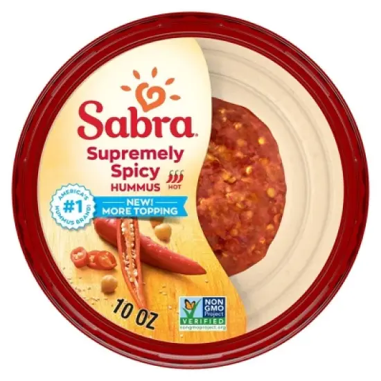 Sabra Spicy Hummus - 10oz image {5}