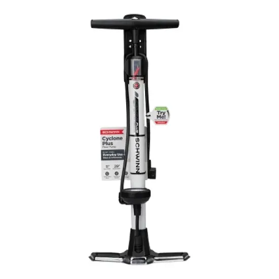 Schwinn Cyclone Plus Bike Pump - White image {1}