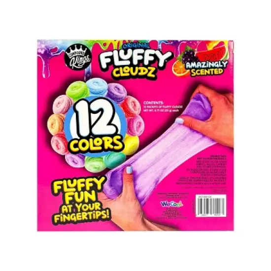 Compound Kings Fluffy Cloudz Box Set - 12pk: Creative Thinking Slimes, 1.6 Net Weight, 12 Pieces image {5}