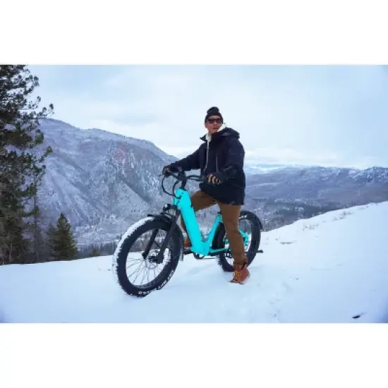 Velotric Adult Nomad 1 Plus 26" Step-Through Fat Tire Electric Cruiser Bike image {6}