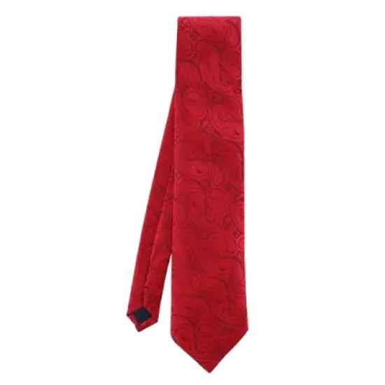 CTM Men's Paisley Print Tie and Pocket Square image {2}