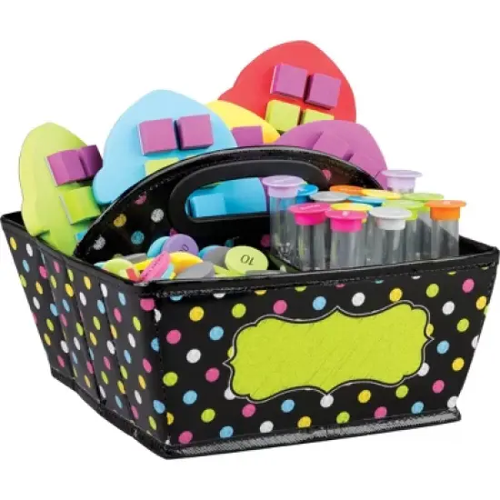 Teacher Created Resources&reg; Chalkboard Brights Storage Caddy, 9" x 9" x 6" image {1}