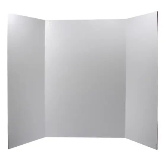 Ghostline&reg; Foam Presentation Board, White, 1/2" Faint Grid 28" x 22", Pack of 3 image {1}
