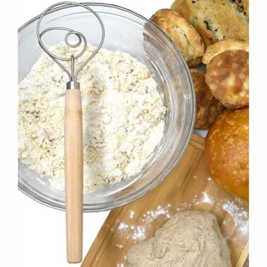 Norpro Scandinavian Dough Whisk, 12-Inch image {2}