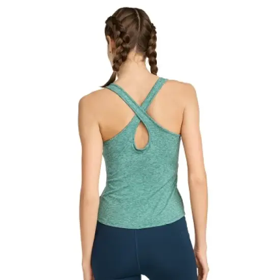 Jockey Women's EVERACTIVE Racerback Tank With Built-In Bra image {1}