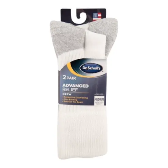 Dr. Scholl's Diabetic and Circulatory Health White Socks image {1}
