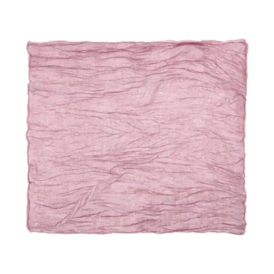 Unique Bargains Washable Polyester Place Mats Pink 12 Pcs image {6}