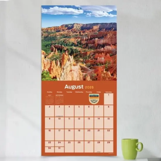 TF Publishing 13.5"x14.5" 2026 National Parks Wall Calendar image {2}